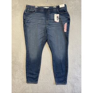 Signature by Levi Strauss Gold Women's Jeans Pull On Skinny Blue Size 26W L32